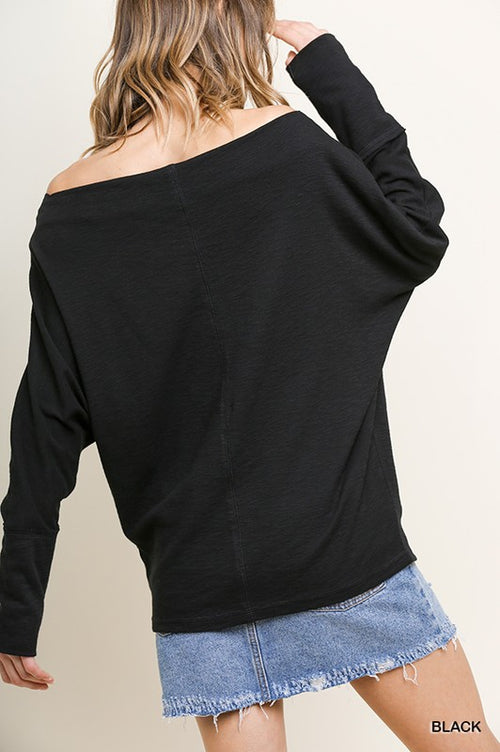 Black Zipper Dolman