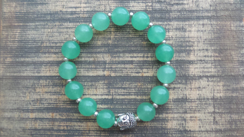 Bracelet- Aventurine with Buddha