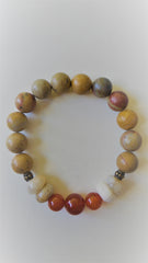 Bracelet- Chinese Jasper and Agate