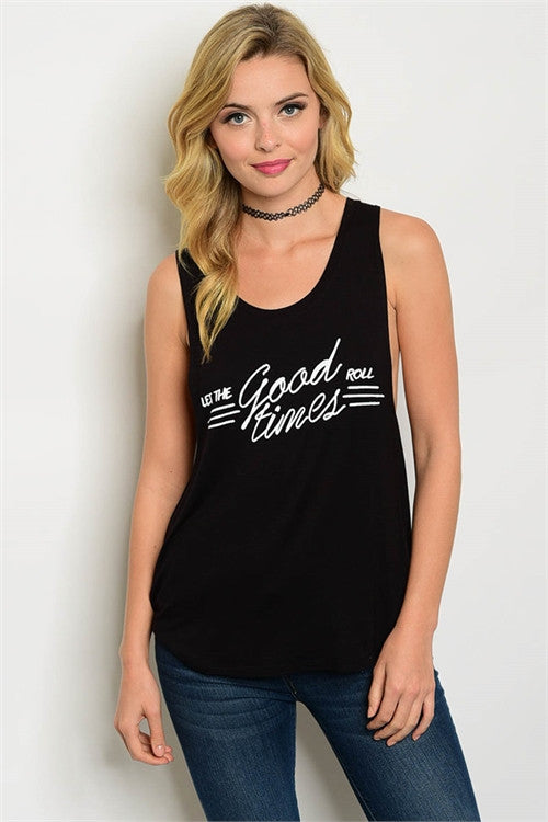 Let the Good Times Roll Graphic Tank