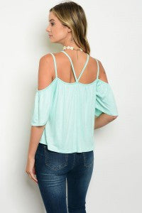 Mint Cold Shoulder