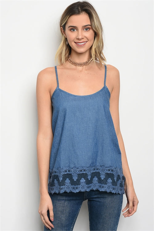 Denim Blue Tank