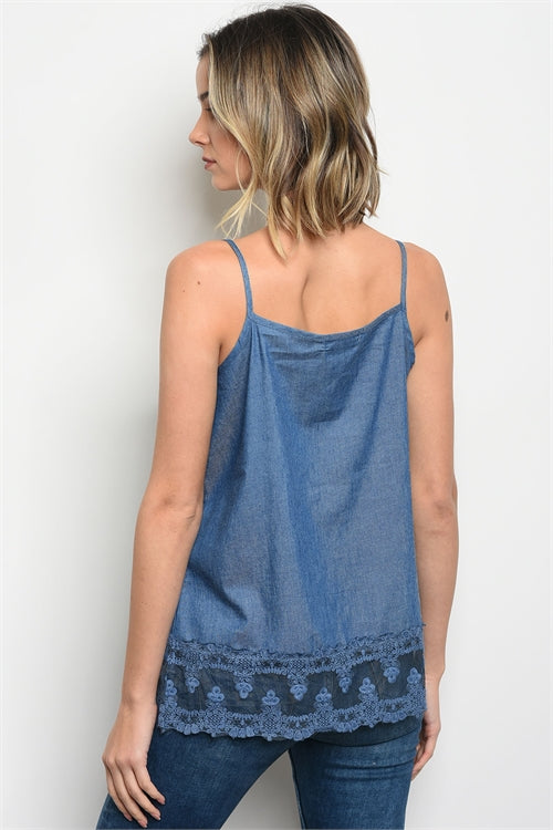 Denim Blue Tank