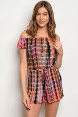 Sunset Tie Dye Romper