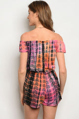 Sunset Tie Dye Romper