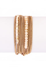 Bracelet- Light Brown Multilayer