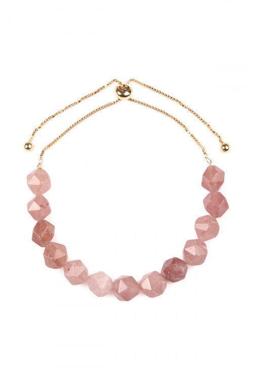 Rose Quartz Bolo