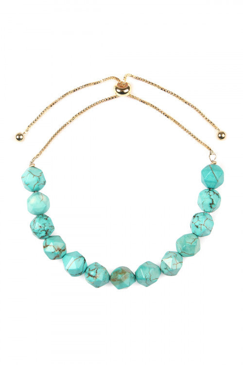 Turquoise Bolo Bracelet