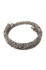 Hematite Shimmer Wrap Bracelet