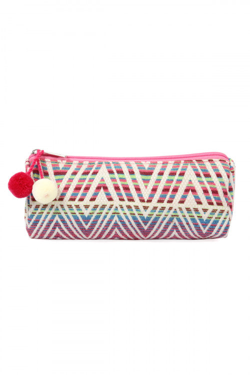 Sunny Days Weaved Cosmetic Pouch