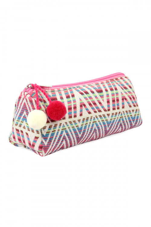 Sunny Days Weaved Cosmetic Pouch