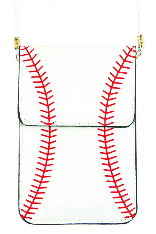 Baseball Crossbody Cellphone Bag