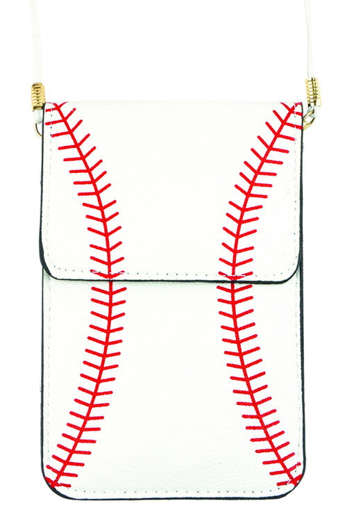 Baseball Crossbody Cellphone Bag