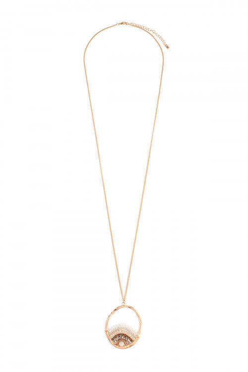 Gold Circle Pendant