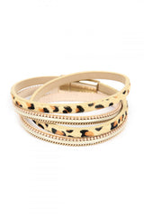 Leopard Wrap Bracelet