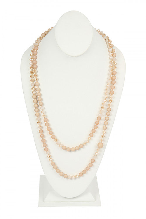 Natural Druzy Flapper Necklace