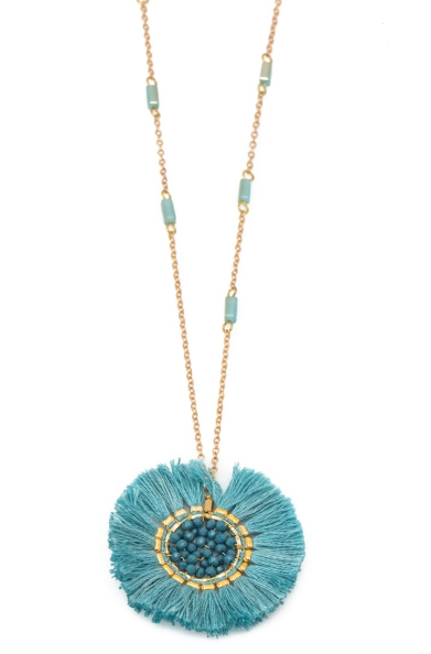 Peacock Fringe Beaded Nest