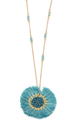 Peacock Fringe Beaded Nest